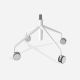 Swivel 4 legs on castors, gaslift +735,00 zł