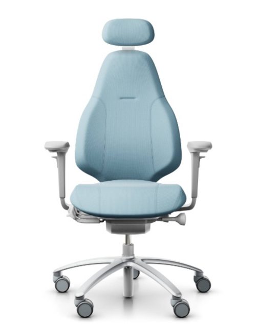 Fotel gabinetowy RH Mereo 220 Silver Grey | Flokk