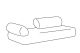 Kolor produktu Sofa modułowa Daaz | Noti: DA/W/L 234x125