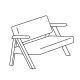 CL/2 - Sofa 2-osobowa +1 090,00 zł
